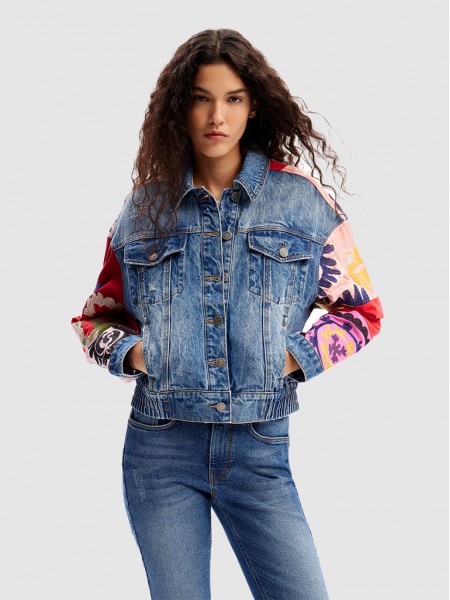 Jacket Woman Jeans Desigual