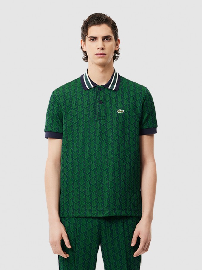 Polo Shirt Man Green Lacoste