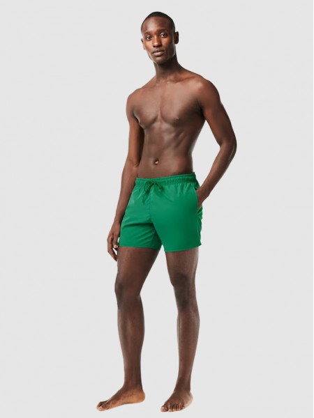 Pantalones Cortos Hombre Verde Lacoste