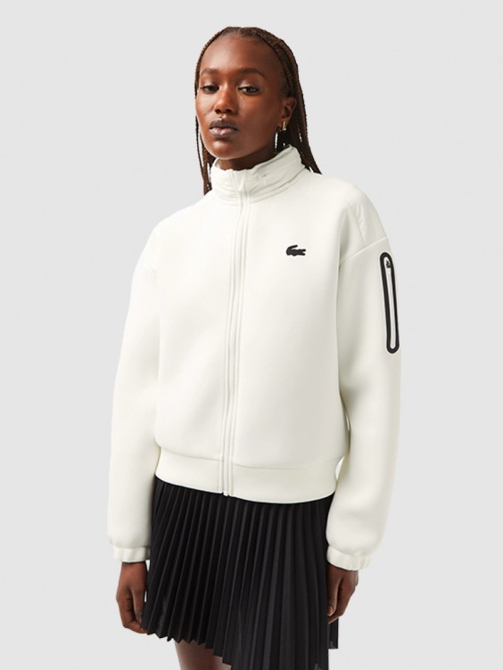 Jacket Woman White Lacoste Sf9328 SF9328.1 Mellmak