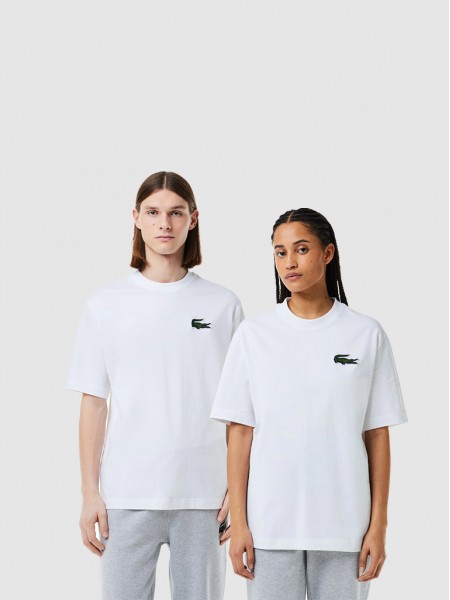 T-Shirt Man White Lacoste