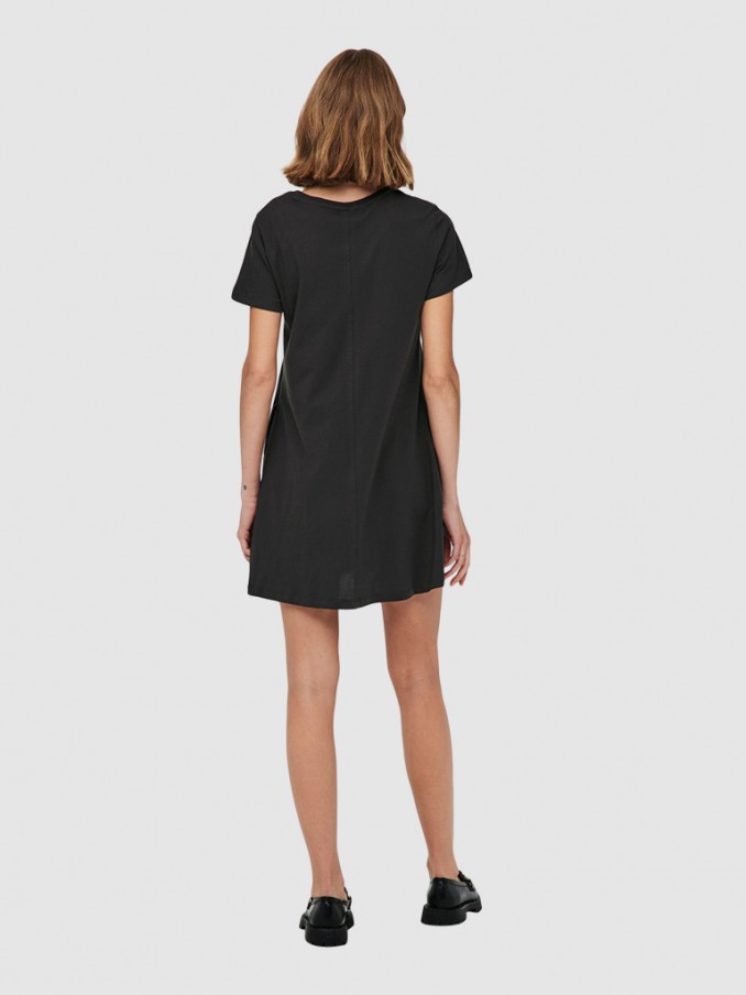 Vestido Mujer Negro Only