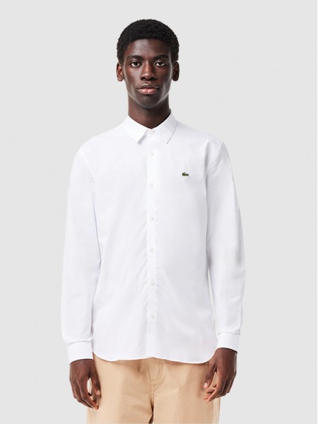 Shirt Man White Lacoste