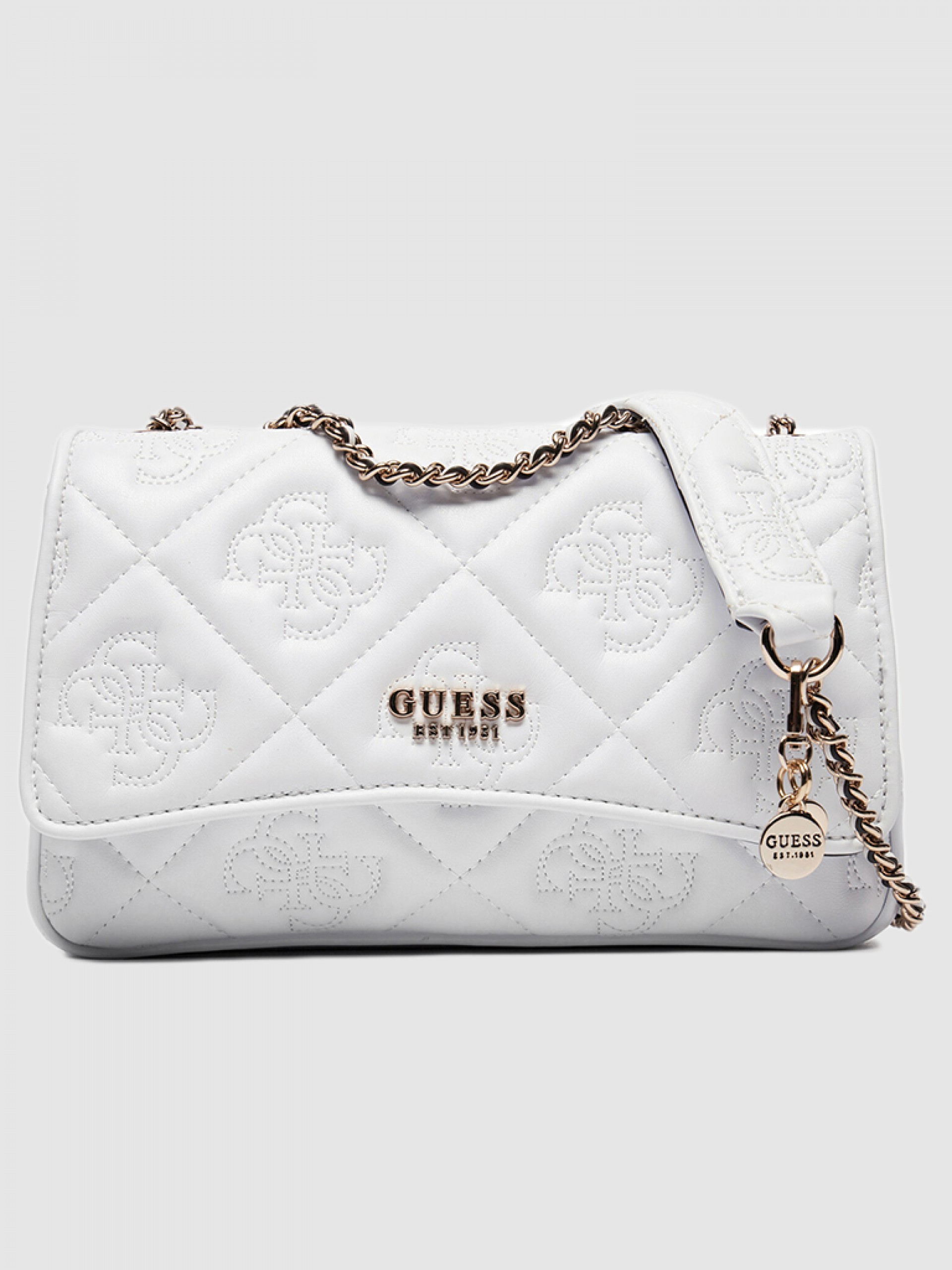 Bolsos de Hombro Mujer Blanco Guess