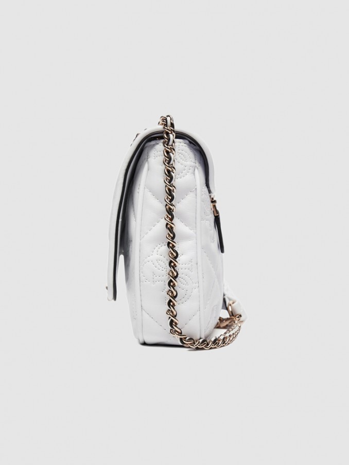 Bolsos de Hombro Mujer Blanco Guess