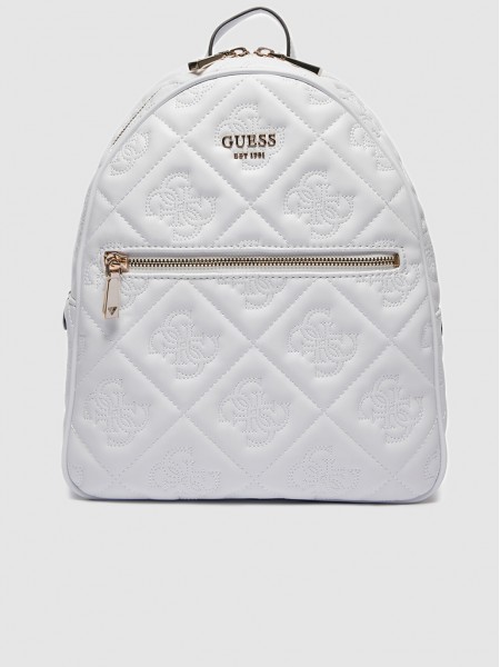 Backpack Woman White Guess