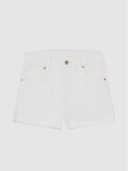 Shorts Girl White Pepe Jeans London