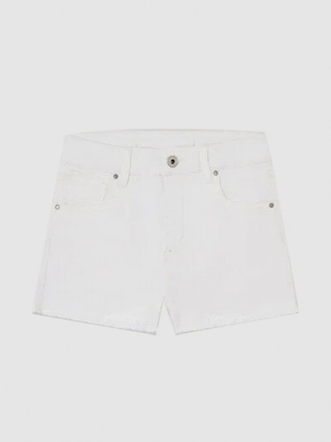 Shorts Girl White Pepe Jeans London