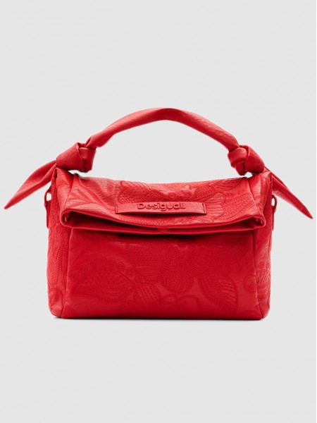 Handbag Woman Red Desigual