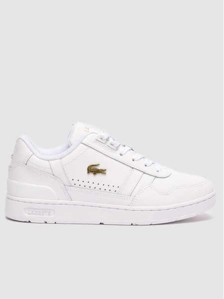 Tenis Mujer Blanco Lacoste