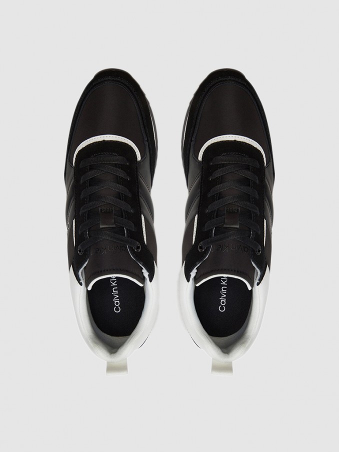 Tenis Hombre Negro Calvin Klein