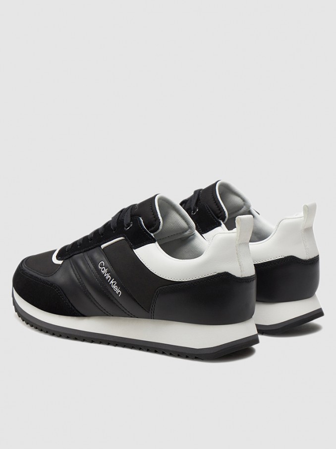 Tenis Hombre Negro Calvin Klein