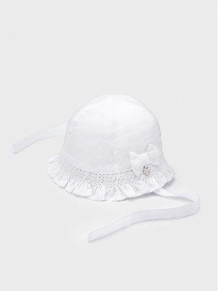 Hat Baby Girl White Mayoral
