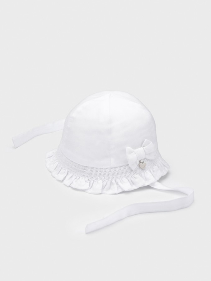 Hat Baby Girl White Mayoral