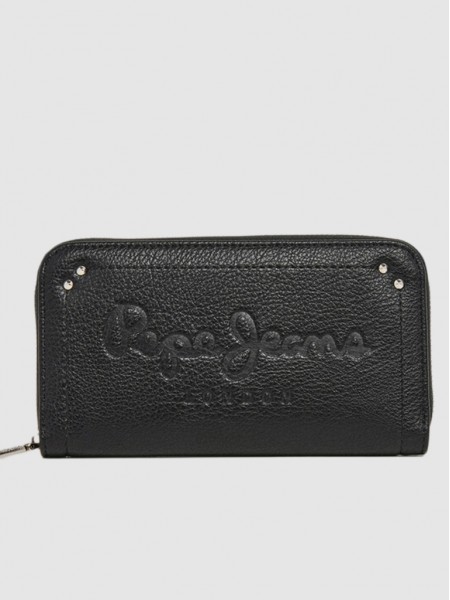 Billetera Mujer Negro Pepe Jeans London