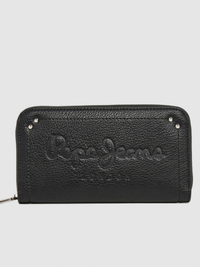 Wallet Woman Black Pepe Jeans London