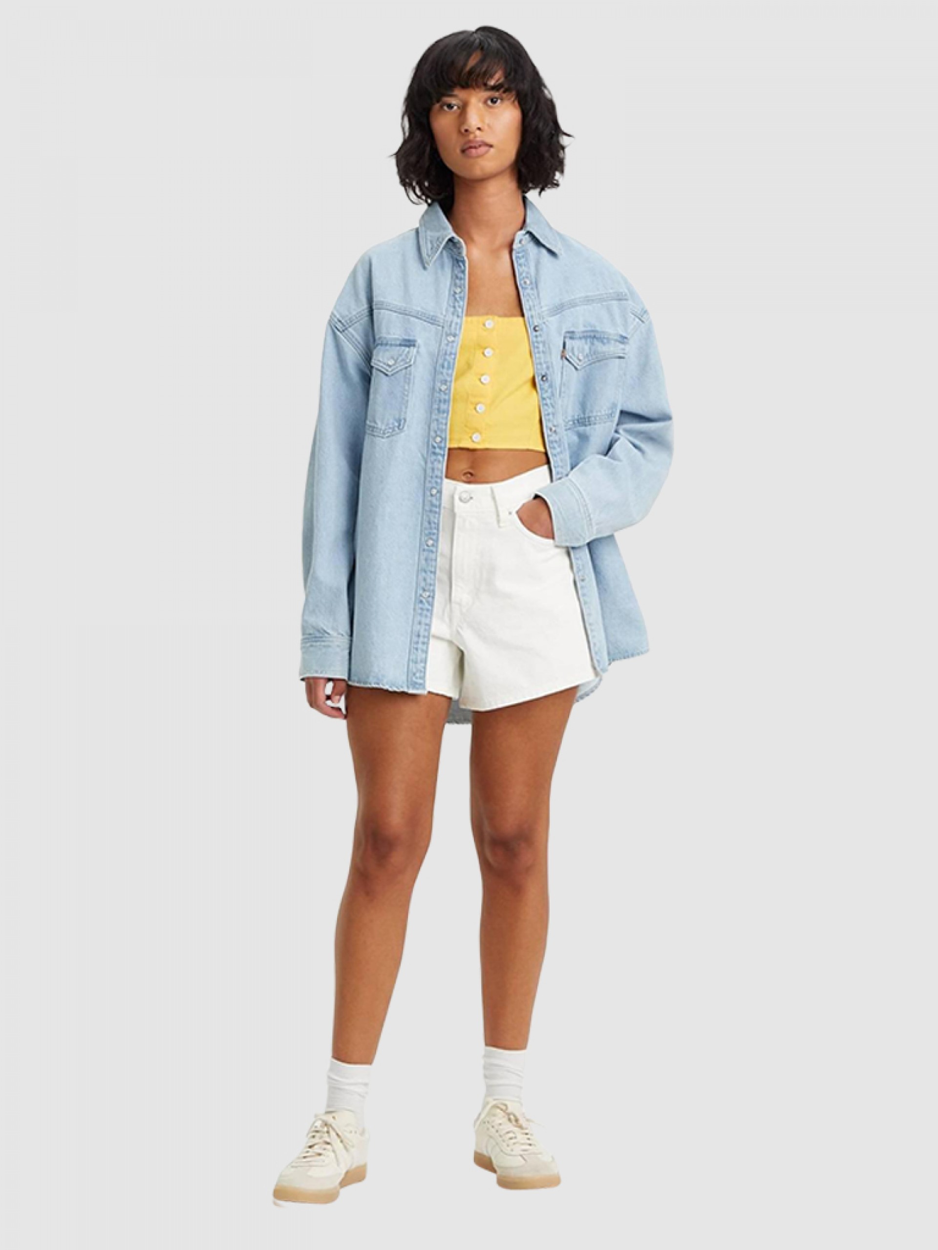 Pantalones Cortos Mujer Levis