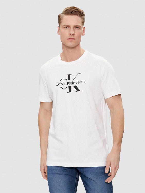 T Shirts Camiseta Hombre Calvin Klein Camiseta Hombre Blanco