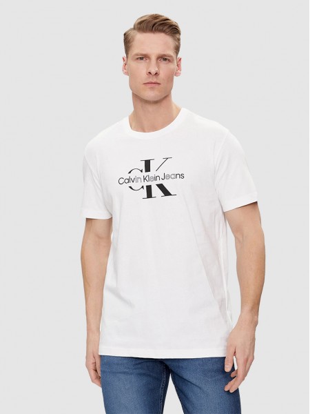 T-Shirt Unissexo Monologo Calvin Klein