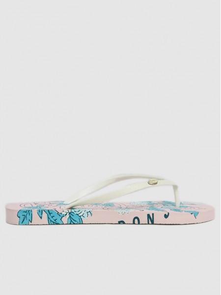 Chanclas Mujer Rosa Pepe Jeans London