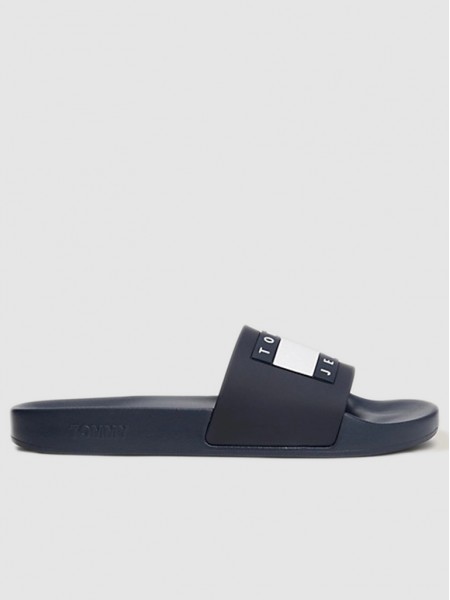 Chanclas Hombre Azul Oscuro Tommy Jeans