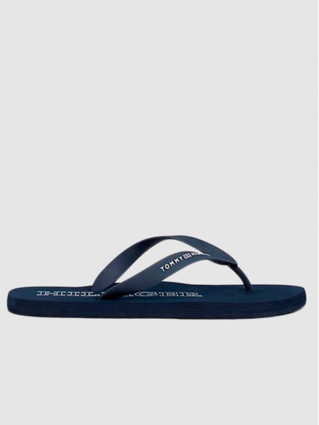 Chanclas Hombre Azul Oscuro Tommy Jeans