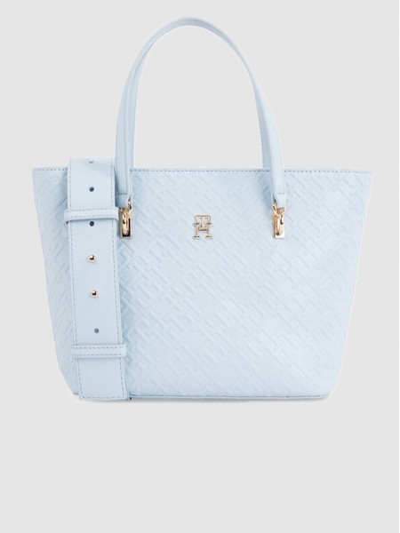 Tote Bags Woman Light Blue Tommy Jeans