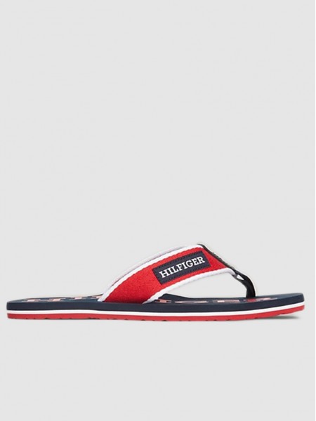 Chanclas Hombre Azul Marino Tommy Jeans