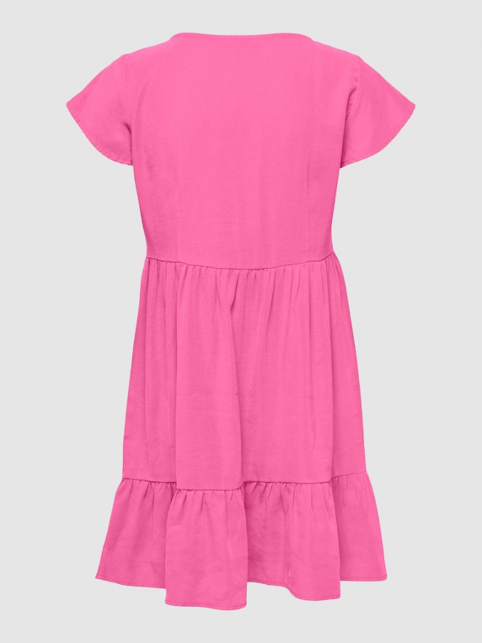Vestido Mujer Rosa Only