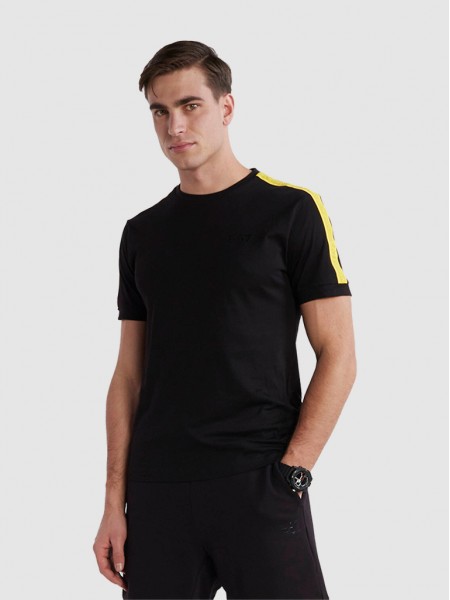 T-Shirt Man Black Ea7 Emporio Armani