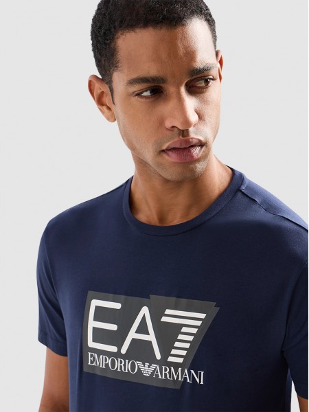 Camiseta Hombre Ea7 Emporio Armani