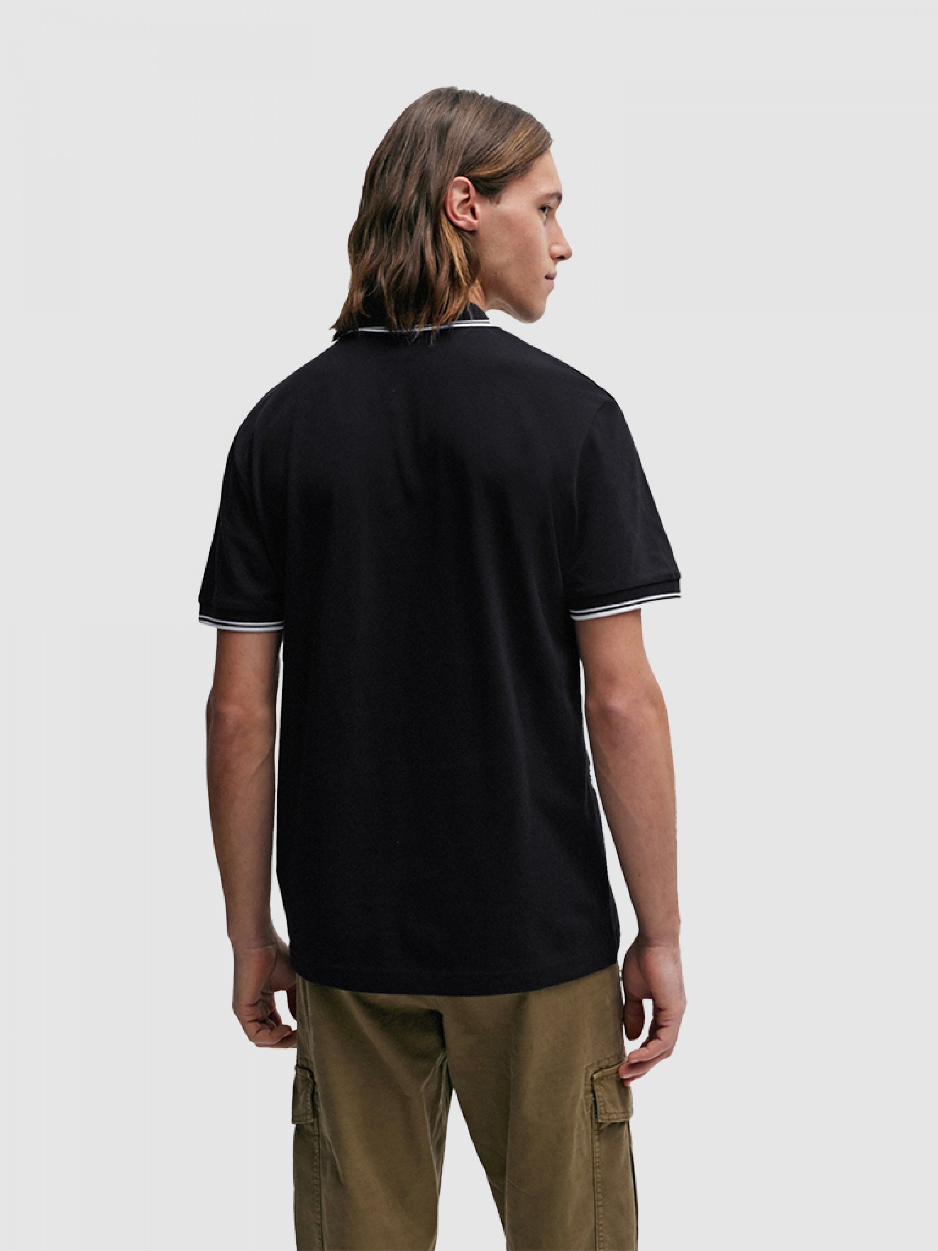 Polo Shirt Man Boss Orange