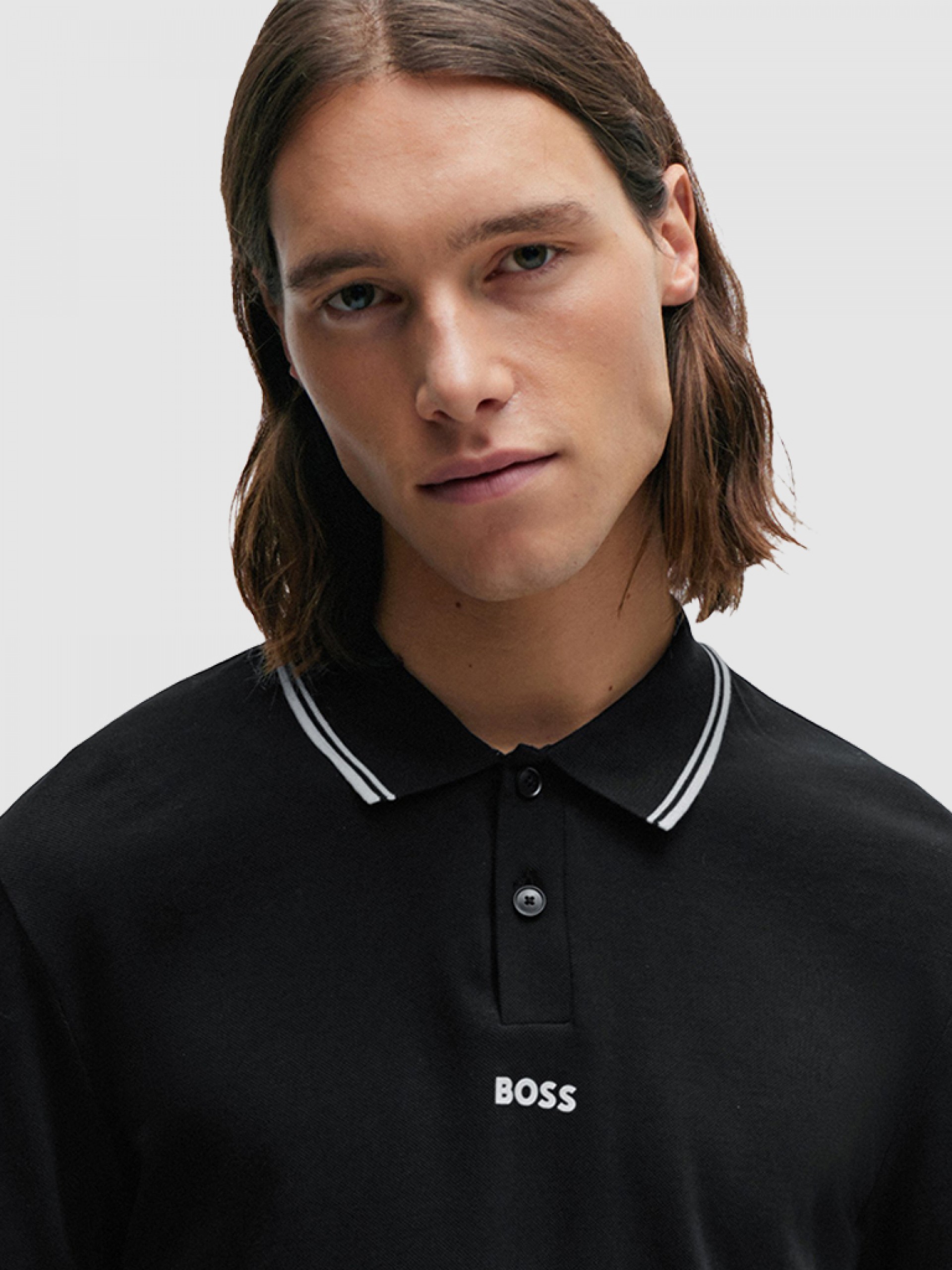 Polo Shirt Man Boss Orange