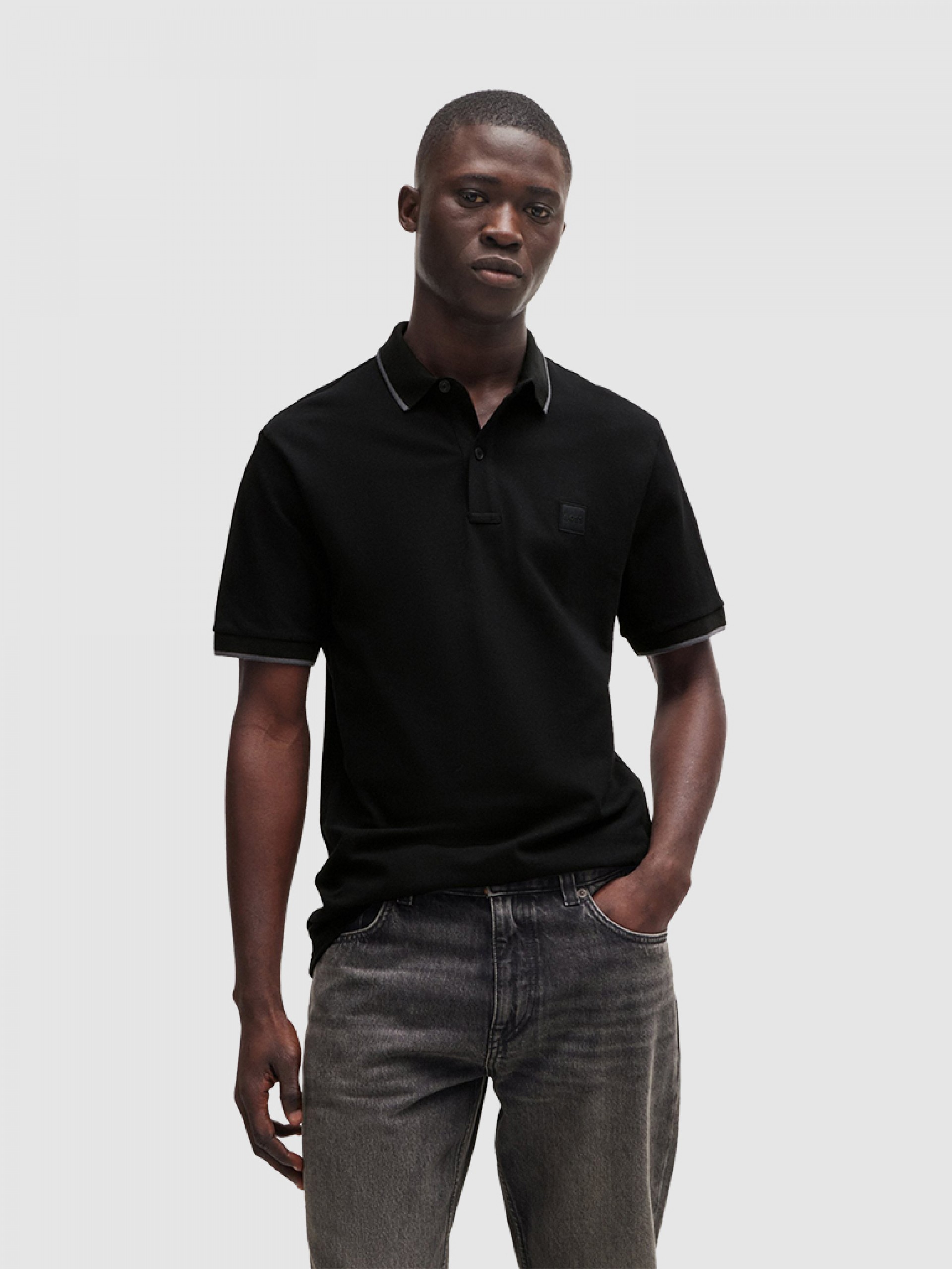 Polo Shirt Man Boss Orange