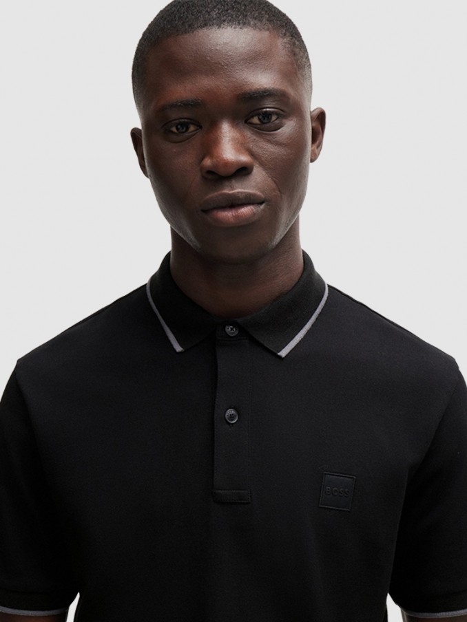 Polo Shirt Man Boss Orange