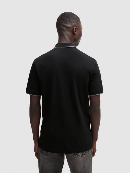 Polo Shirt Man Boss Orange