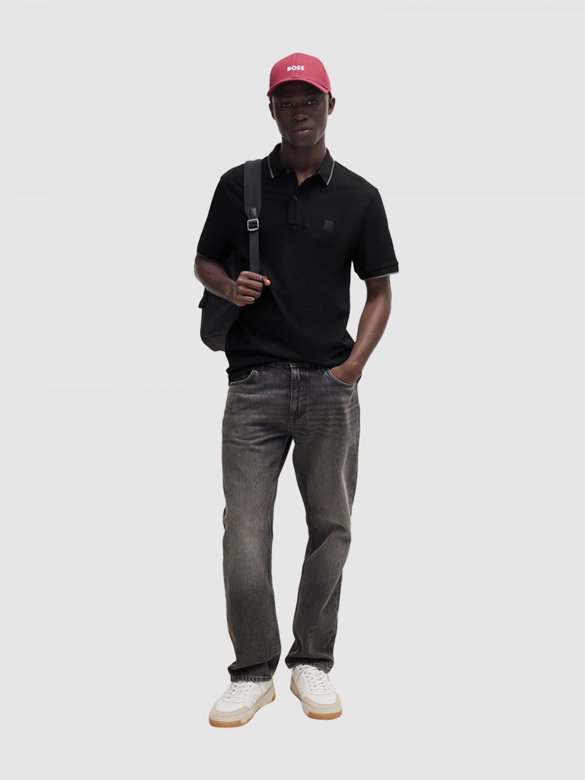 Polo Shirt Man Boss Orange