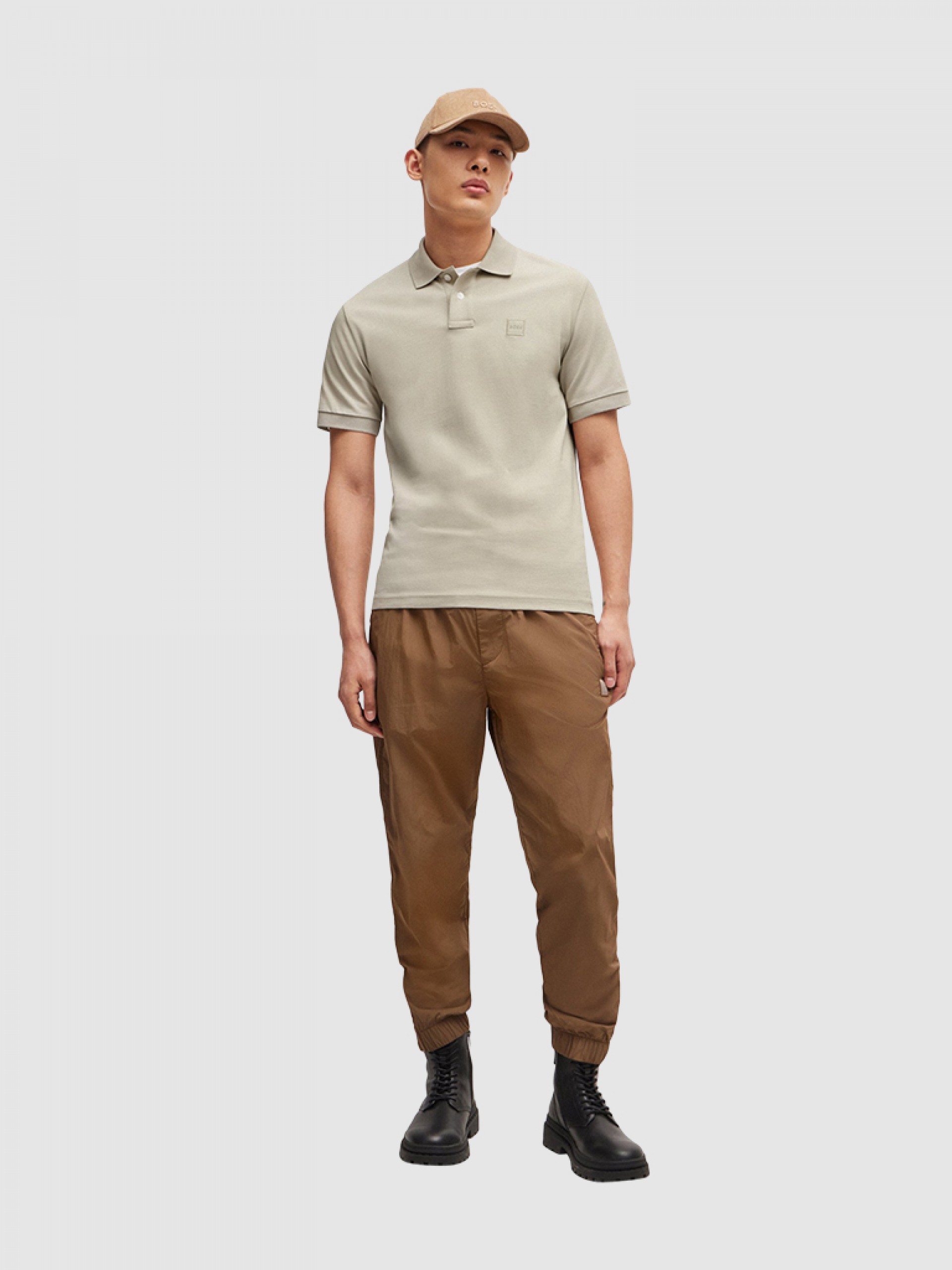 Polo Shirt Man Boss Orange