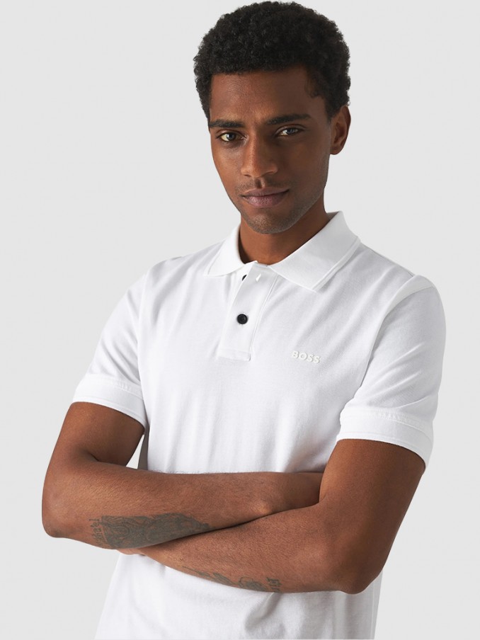 Polo Shirt Man Boss Orange