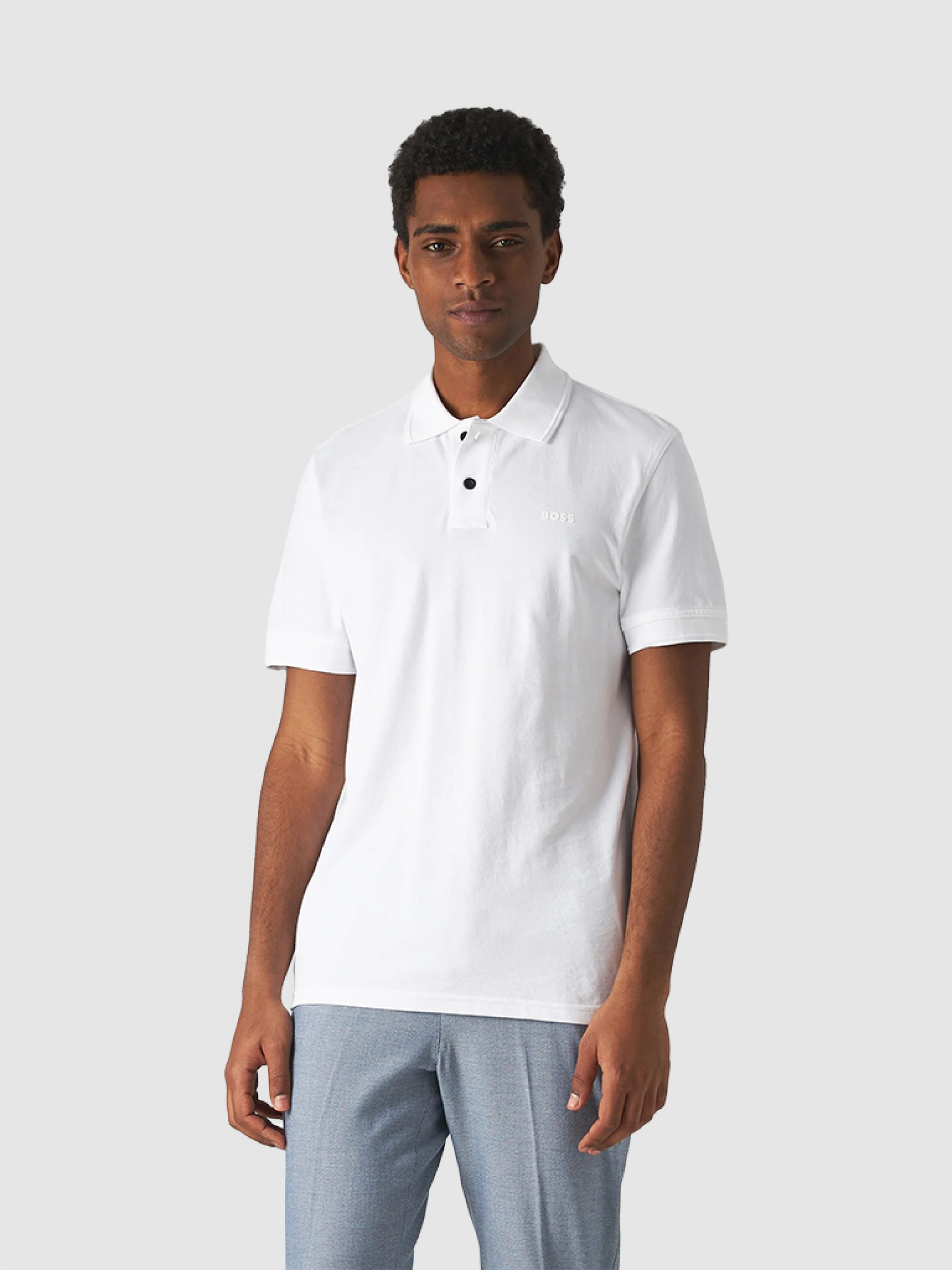 Polo Shirt Man Boss Orange