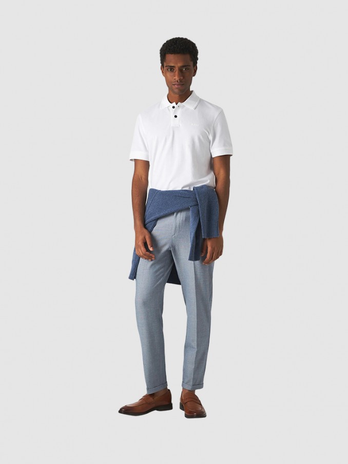 Polo Shirt Man Boss Orange