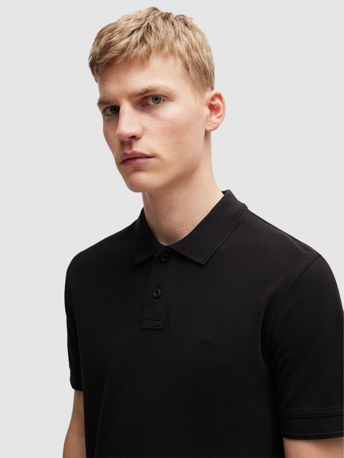 Polo Shirt Man Boss Orange