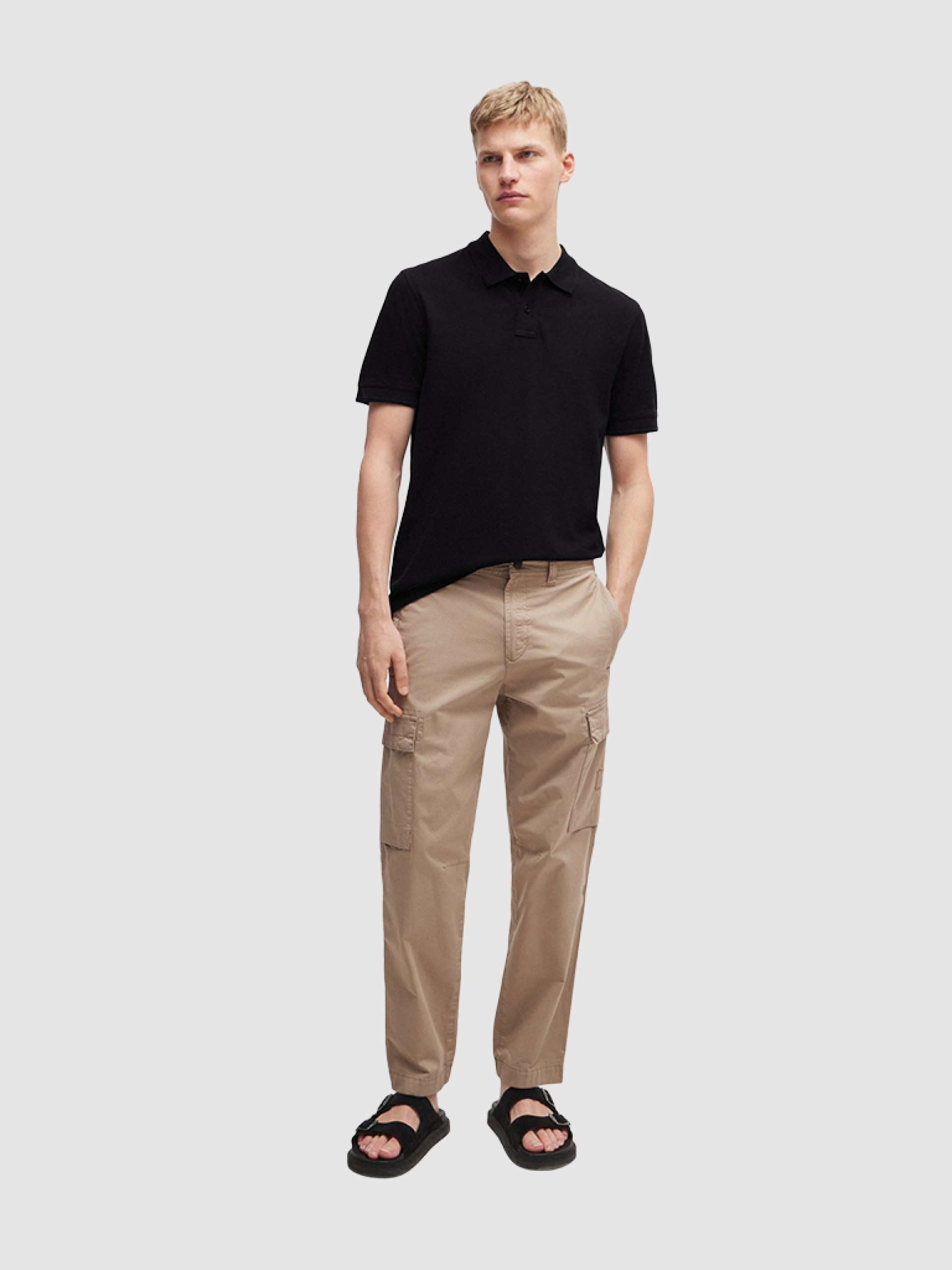 Polo Shirt Man Boss Orange