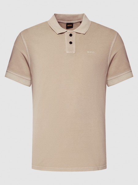 Polo Shirt Man Boss Orange