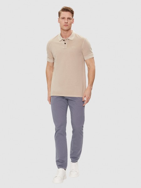 Polo Shirt Man Boss Orange