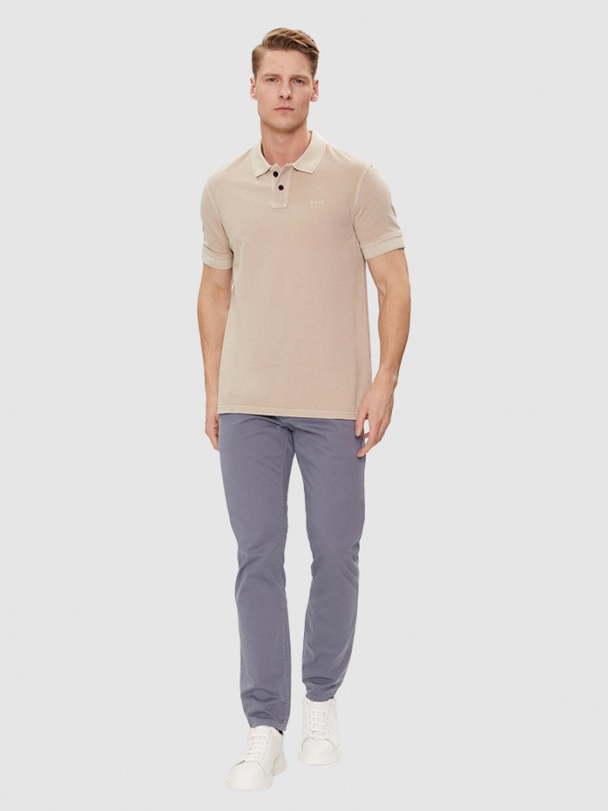 Polo Shirt Man Boss Orange