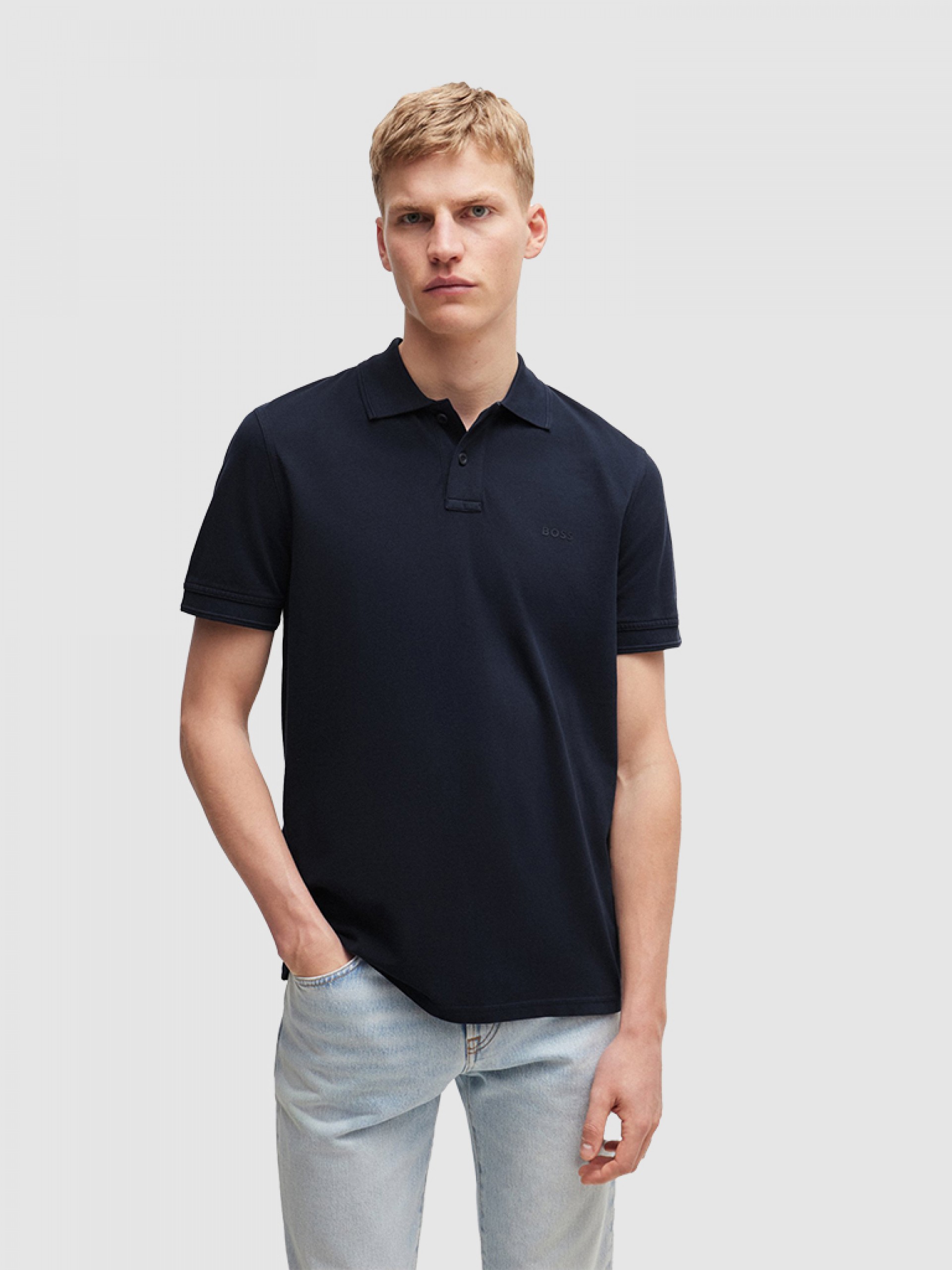 Polo Shirt Man Boss Orange