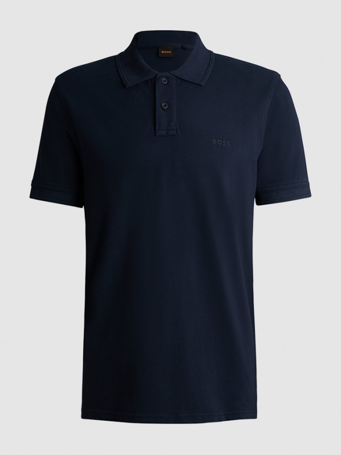 Polo Shirt Man Boss Orange