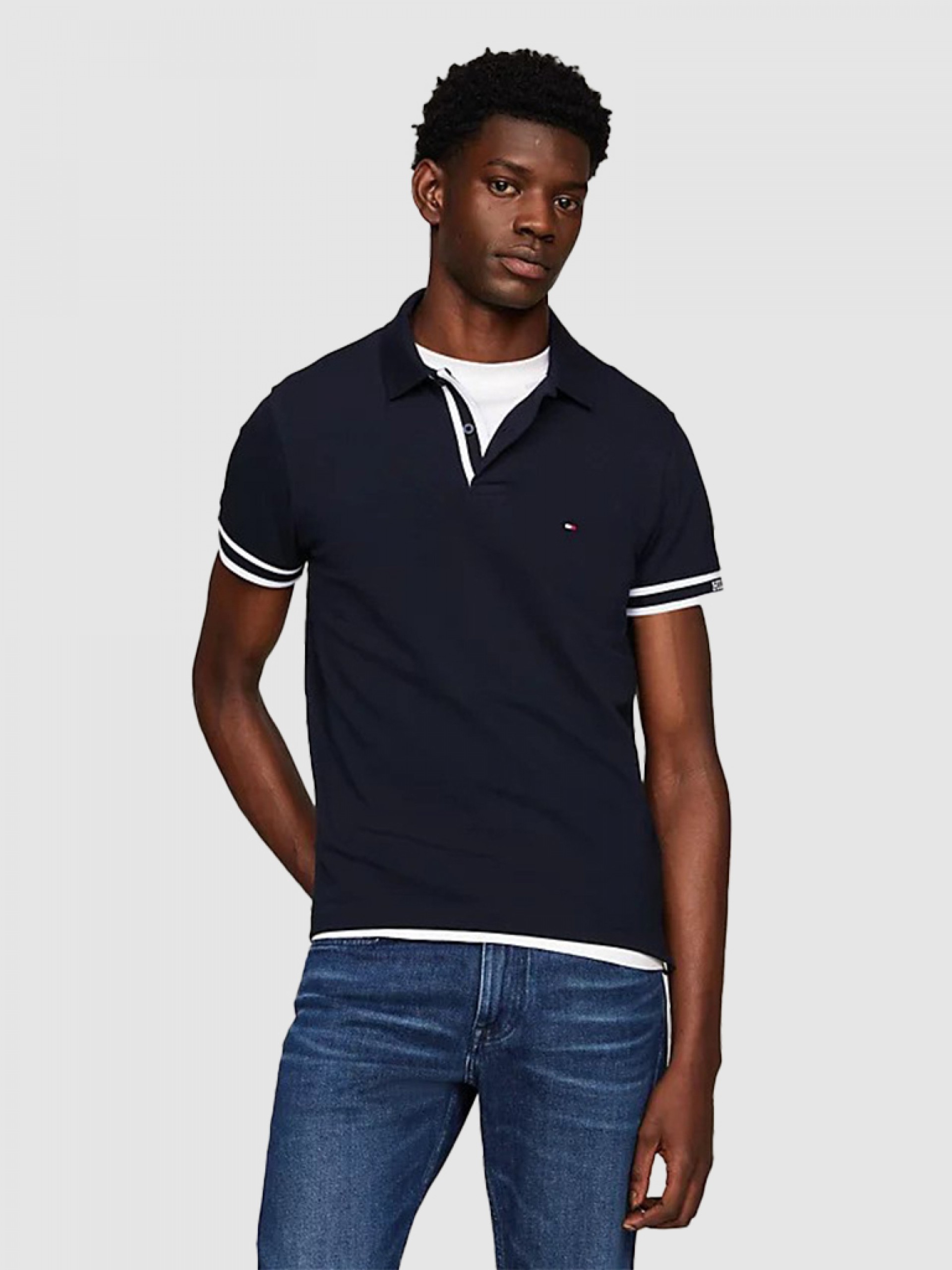 Polo Homem Slim Fit Tommy Hilfiger