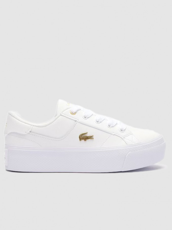 Tenis Mujer Blanco Lacoste